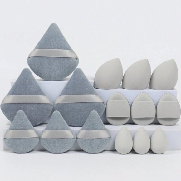 Makeup Sponges and Puffs 15 Piece Makeup Tools Choose Color NWT - Picture 5 of 5
